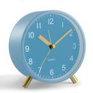 Reloj Despertador Analógico JALL Súper Silencioso de 10 cm con Luz Nocturna