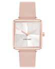 Reloj para Mujer Nine West con Correa y Cristal Mineral en Oro Rosa