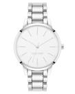 Reloj para Mujer Nine West con Cristales y Pulsera Plateada