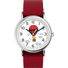 Reloj Unisex Timex Weekender 38mm Correa Roja Esfera Blanca Reloj Unisex Timex Weekender 38mm Correa Roja Esfera Blanca