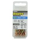Remaches de Cobre y Aluminio Surebonder FPC42C Diámetro 3 mm Paquete de 25 Remaches de Cobre y Aluminio Surebonder FPC42C Diámetro 3 mm Paquete de 25