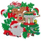 Remendos bordados de Natal de 10 peças WILDREEDS