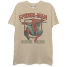 Remera Marvel Hombre Spider-Man Balanceándose Color Arena