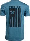 Remera Vortex Optics Salute para Hombre en Azul Acero Jaspeado