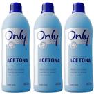 Removedor a Base de Acetona Only 500ml 3 unidades