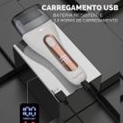 Removedor De Calos Profissional Bateria Durável Recarregável Impermeável FogoMax
