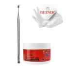 Removedor de Cutículas 120g Frutas Vermelhas + Espatula Inox