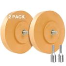 Removedor de decalques Belinova Eraser Wheel com adaptador de borracha de 4 cm