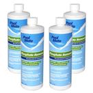 Removedor de fosfato Pool Mate 1L, pacote com 4 unidades premium para todas as piscinas