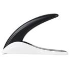 Removedor de grampos acclookss resistente, ergonômico, preto e branco