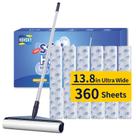 Removedor de pelos de animais de estimação de chão Lint Roller Hohoky de 35 cm com alça de 130 cm Removedor de pelos de animais de estimação de chão Lint Roller Hohoky de 35 cm com alça de 130 cm