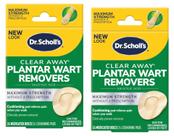 Removedor de verrugas Dr. Scholl's Clear Away Plantar 24 chá (pacote com 2)
