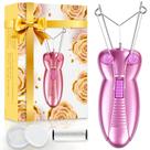 Removedor elétrico de pelos faciais EC VISION para mulheres (rosa)