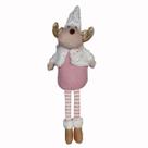 Rena Decoração Natalina Sentada Boneco Pelúcia Enfeite Natal