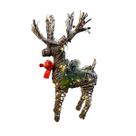 Rena Natural Decorativa De Natal Com Luz 42CM NTD24002