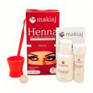 Rena para sobrancelhas makiaj kit profissional nova embalagem palito dappen Efeito natural