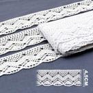 Renda de Algodão ArtePunto RA021 Branca 4,5cm - 10 Metros Renda de Algodão ArtePunto RA021 Branca 4,5cm - 10 Metros