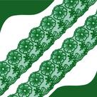Renda De Guipír Crl-01 - Verde Bandeira - Nº: 540 Rolo Com 13,7 Metros - Nybc