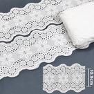 Renda Entremeio BA018 Branco - 10,9 cm - 100% Algodão