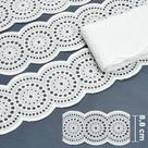 Renda Entremeio BA034 001 Branco - 8,8cm 100% Algodão Renda Entremeio BA034 001 Branco - 8,8cm 100% Algodão