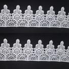 Renda guipir de bico 5cm cor branco metro Renda guipir de bico 5cm cor branco metro