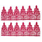 Renda guipir de bico 5cm cor marsala metro