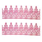 Renda guipir de bico 5cm cor rosa forte metro