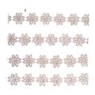 Renda guipir de flor 25 mm cor rosé metro Renda guipir de flor 25 mm cor rosé metro