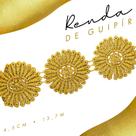 Renda Guipír Ouro - Rolo Com 13,7 Metros - Chl532 - Nybc Renda Guipír Ouro - Rolo Com 13,7 Metros - Chl532 - Nybc