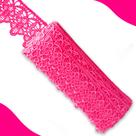 Renda Guipír - Rolo Com 13.7 Metros - Rosa Neon - Nº: 03 - Chl-592 Nybc Renda Guipír - Rolo Com 13.7 Metros - Rosa Neon - Nº: 03 - Chl-592 Nybc