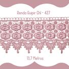 Renda Guipír Rose - Rolo Com 13,7 Metros - Chl427 - Nybc