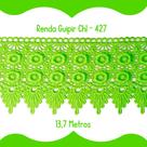 Renda Guipír Verde Neon - Rolo Com 13,7 Metros - Chl427 Nybc Renda Guipír Verde Neon - Rolo Com 13,7 Metros - Chl427 Nybc
