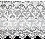 Renda Litúrgica Jhs Branca 60 Cms Largura Com 10 Mts Compr