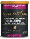 Renew Skin 240g Pela mais Jovem Peptídeos Bioativos de Colágeno com Ácido Hialurônico Maça Verde