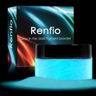 Renfio Glow Powder 100g de corante pigmento luminoso azul
