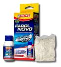 Renovador Revitalizador Liquido 50ml Farol Novo Luxcar Limpa E Restaura Fácil