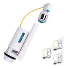 Reparo Caixa Acoplada Kit 3 Uni Valvula Drenagem Descarga Vaso Assento Sanitario Tanque Botao Banheiro Lavabo Higienico