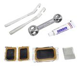 Reparo Pneu Câmara Ar Remendo Cola Lixa Chaves Bicicleta Reparo Pneu Câmara Ar Remendo Cola Lixa Chaves Bicicleta