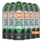 Repelente de Insetos OFF! Deep Woods Spray 170 ml Pacote com 6