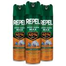 Repelente de insetos Repel Sportsmen Max 40% DEET 195 ml, pacote com 3
