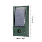 Repelente De Pássaros Ultrassônico Solar IP66 À Prova d'Água Com LED Piscante Para Controle De Repelente De Pássaros Ultrassônico Solar IP66 À Prova d'Água Com LED Piscante Para Controle De