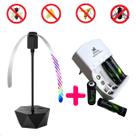 Repelente Espanta Mosca Ventilador + 4 Pilhas e Carregador