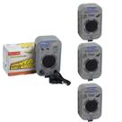 Repelente morcego ultrasonico sonoro zebu + 3 emissores