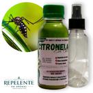 Repelente - óleo de Citronela Concentrado 1 x 120ml + 1 Spray - faz 24 L de Repelente de Ambientes