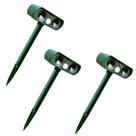 Repelente Solar Afasta Animais Kit 3 Uni Ultrasonico Repele Pombos Ratos Roedores Gambas Quintal Jardim Repelente Solar Afasta Animais Kit 3 Uni Ultrasonico Repele Pombos Ratos Roedores Gambas Quintal Jardim