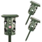 Repelente Solar Ultrassonico Kit 2 Uni Infravermelho Frequencia Ajustavel Sensor Proximidade Afasta Escorpiao Cobra
