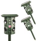 Repelente Solar Ultrassonico Kit 2 Uni Sensor Infravermelho Afasta Roedores Insetos Cobra Escorpiao Frequencia Ajustavel