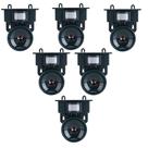 Repelente Solar Ultrassonico Kit 6 Uni Afasta Pombo Aves Pragas Insetos Sensor Movimento Detecta Presença Casa Jardim
