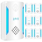 Repelente ultrassônico de pragas e insetos BOZFLY, 6 pacotes, branco