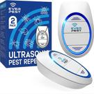 Repelente Ultrassônico de Pragas Ever Pest 2 Unidades para Uso Interno, Plugue Repelente Ultrassônico de Pragas Ever Pest 2 Unidades para Uso Interno, Plugue